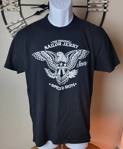 The Original Sailor Jerry Spiced Rum Front/Back T Shirt Mens Medium - Picture 1 of 3