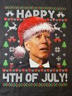 Joe Biden Happy 4th of July, Ugly Christmas Sweatshirt!
