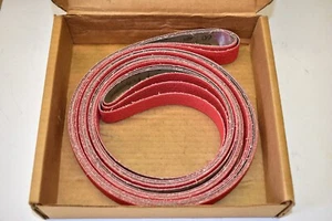 3 VSM Abrasive Belts 60 Grit Ceramic  1" x 132"   SK 850 X Polyester - Picture 1 of 2