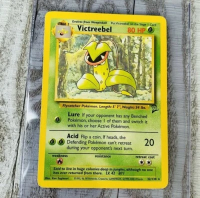 Victreebel 32/130 Base Set 2 NON-HOLO Rare Pokemon Card - Image 1 of 3