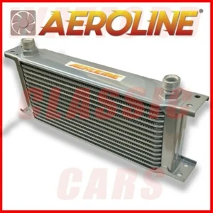 AeroLine 15  Row Alloy Oil Cooler 1/2" BSP Fast Road & Race UNIVERSAL !!  - Picture 1 of 8