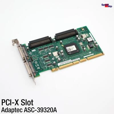 Adaptec ASC-39320A Doppio SCSI U320 Wide SCSI Pci-X Controllore Adattatore - Immagine 1 di 4