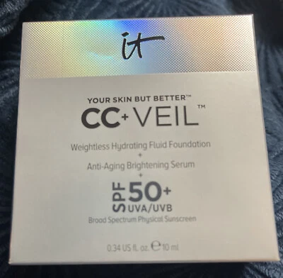 It Cosmetics CC+  VEIL~ RICH  ~ SPF 50+ Beauty Fluid Foundation BNIB - Image 1 of 4