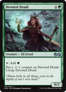 MTG - DEVOTED DRUID - Ultimate Masters (U) - Picture 1 of 1
