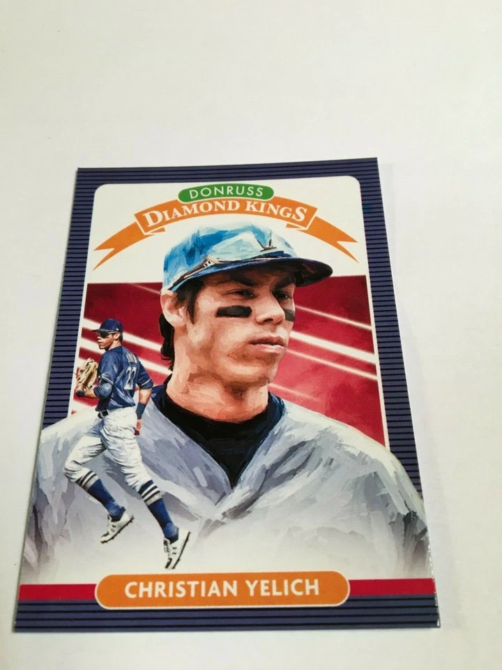 2020 Donruss Diamond Kings #5 Christian Yelich Milwaukee Brewers - Image 1 of 1