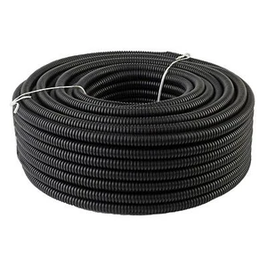 American Terminal 25 Feet Black 3/4" Split Loom Split Wire Loom Conduit - Picture 1 of 1