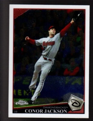 2009 Topps Chrome #61 Conor Jackson ARIZONA DIAMONDBACKS - Image 1 of 2