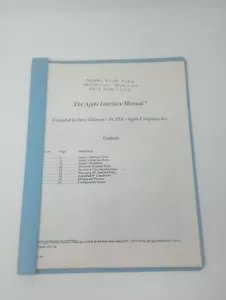 The Apple Interface Manual "Not For Sale" Apple Tech Area Reference Material - Picture 1 of 12