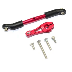 NEW GPM Alum Servo Horn w/Steering Link 6Pcs Set Red TRX-4/TRX-6 FREE US SHIP - Picture 1 of 4