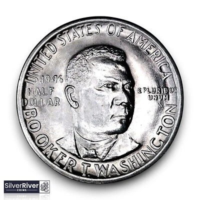 1946 Booker T. Washington Half Dollar (*BU/GEM Condition*) - Image 1 of 2