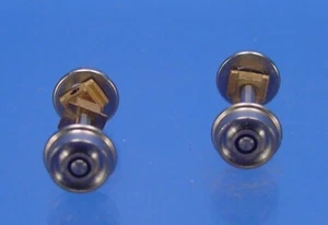 HO BRASS KEY SP C.P. HUNTINGTON LOCOMOTIVE TRAILING TRUCK WHEELS CPH6 - Bild 1 von 2