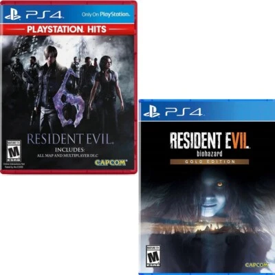 Resident Evil 6 Playstation Hits + 7: Biohazard Gold Edition PS4 Brand New Game - Image 1 of 4