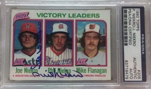 1979 MLB VICTORY LEADERS signed JOE & PHIL NIEKRO #205 - 1980 Topps - AUTHENTIC - Picture 1 of 1