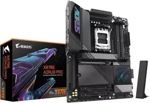 (Ricondizionato in fabbrica) GIGABYTE X870E AORUS PRO AM5 DDR5 Wi-Fi 7 AMD SCHEDA MADRE - Foto 1 di 5