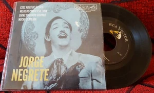 JORGE NEGRETE **Same** RARE 7" EP Single Mexico MARIACHI VARGAS DE TECALITLAN - Picture 1 of 4
