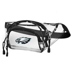 Philadelphia Eagles Clear Fanny Pack – Stadium Approved with Adjustable Strap - Picture 1 of 1