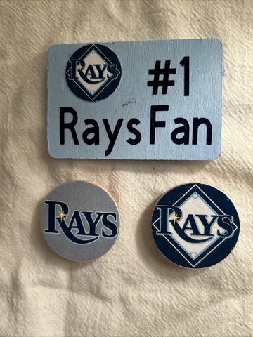 Tampa Bay Rays magnets - pkg of 3 Cover