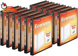 Cardinal Economy 3-Ring Binders, 1/2" round Rings, Holds 125 Sheets, Clearvue Pr - Picture 1 of 12