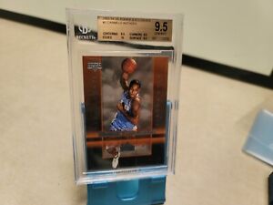 2003 Upper Deck Rookie Exclusives #3 Carmelo Anthony RC Rookie BGS 9.5 T6870