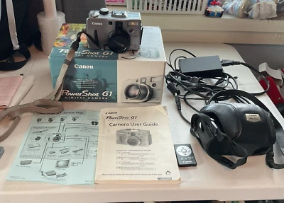 canon powershot G1 3x Optical Zoom 3.3 M Pixel CCD SENSOR Digital Camera  - Image 1 of 4