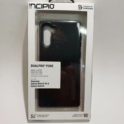 Новый Incipio DualPro чистый чехол Samsung Galaxy Note10 и 5 g черный новый в коробке - Изображение 1 из 4