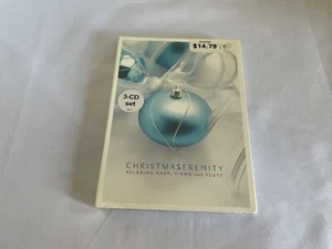 Christmas Serenity Relaxing Harp Piano & Flute Music 3 CD Set NEW - Picture 1 of 4
