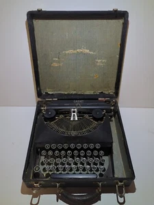 1938 Remington Rem Rand Cadet Portable Typewriter w/ Case S# CB126642 Movie Prop - Picture 1 of 10