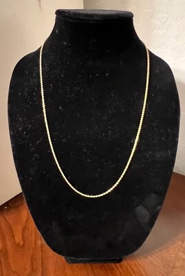 24" 14K Rope Chain (5.7g) - Image 1 of 4
