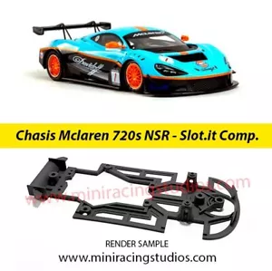 Chasis 3D para el Mclaren 720s de NSR para soporte Slot.it / RT3 CARBONO - Bild 1 von 3