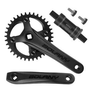 Mountain Bike Crankset MTB 1x Square Taper Crankset 104 BCD 170mm Crank 32/34... - Picture 1 of 8