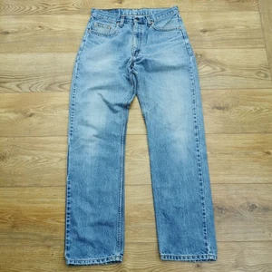 Jeans Levi's 615 02 W32 L32 Azul Lavado a Piedra Vintage Regular Recto Naranja Pestaña - Imagen 1 de 10