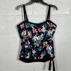 Island Escape Canotta Tankini Donna Coral Gables Fascia Multi/Nero 16  - Foto 1 di 12