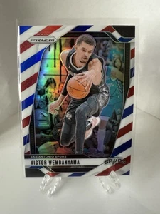 Baloncesto Prizm 2024-25 - Victor Wembanyama rojo blanco y azul Prizm #172 - Spurs - Imagen 1 de 2