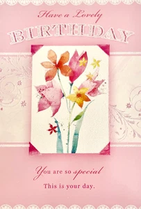 Have a lovely Birthday greetings card, flowers theme, brand new - Picture 1 of 1