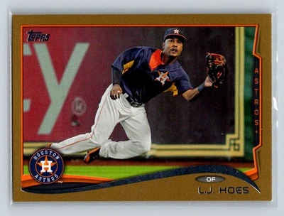 2014 Topps Gold #647 L.J. Hoes Houston Astros #/2014 - Image 1 of 2