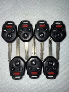 USED OEM SUBARU KEYS/FOB 7-PIECES - Picture 1 of 2