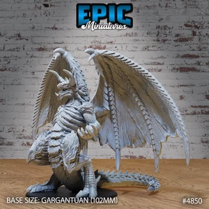 Inferno Dragon (#4850) Gargantuan Model by Epic Miniatures | D&D Tabletop Miniat - Bild 1 von 2
