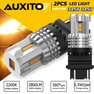 Amber Turn Signal Light 48smd 3157A LED Bulbs for Ford F150 250 F350 Super Duty - Picture 1 of 14