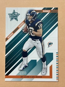 2004 Playoff Rookies@Stars Football #185 Wes Welker RC - Imagen 1 de 2
