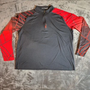 Spyder Pullover Mens 2XL Quarter Zip Long Sleeve Performance Shirt Fall 14 - Picture 1 of 15