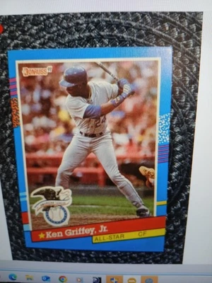 Tarjeta de error Donruss Ken Griffey Jr 1991 - sin punto después de Inc como nueva  Foto 1 de 4