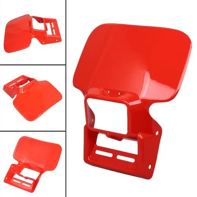 Cubierta de faro de plástico ABS naranja-rojo para Honda XR500R Pro Link 500 Foto 1 de 4