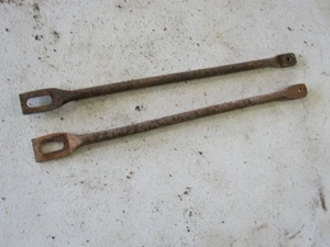 66 CORONET FRONT FENDER FRONT LOWER DOG LEG SUPPORT BRACES OEM PAIR - Picture 1 of 2
