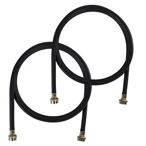 Mangueras de lavadora de goma negras (4 a 10 pies) de Kelaro - Imagen 1 de 2