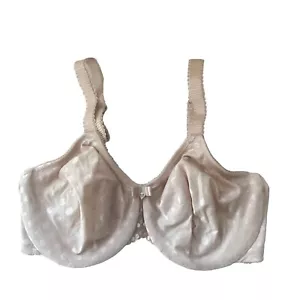 Sujetador Wacoal 855285 34 DDD manchas en beige puntos sin costuras Jacquard cobertura completa - Imagen 1 de 13