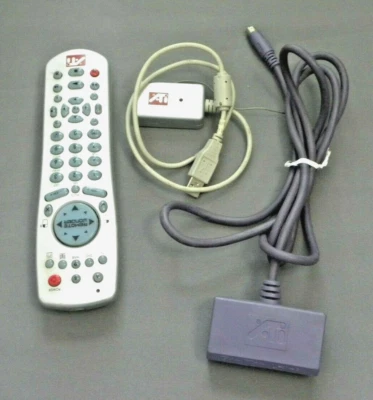 ATI Remote Wonder with USB Receiver Dongle & A/V Connectors - Image 1 of 2
