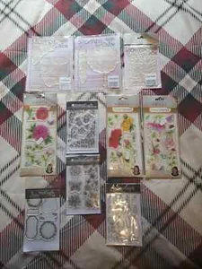 Bundle of 10 Clear Stamp By Chloe Tonic Kanban New Mixed Designs Crafts Decor - Picture 1 of 16