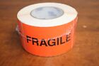 Tape Logic Labels, "Fragile", Fluorescent Orange, 3" x 5", 500/RL (DL2423)