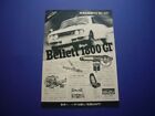 Berrett 1800Gt Advertising Vintage Inspection  Poster Catalog