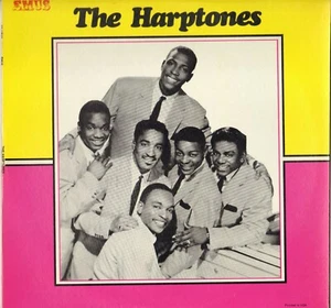 THE HARPTONES "THE MASQUERADE IS OVER" DOO WOP RHYTHM & BLUES LP EMUS 12032 - Picture 1 of 2